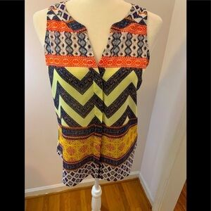 Sanctuary Groovy geometric tunic, size S
